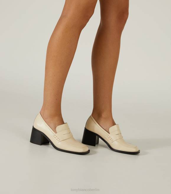 Slipper mit Absatz| de Tony Bianco Frauen Lomax Freizeitschuhe Ecru Venedig 4624360